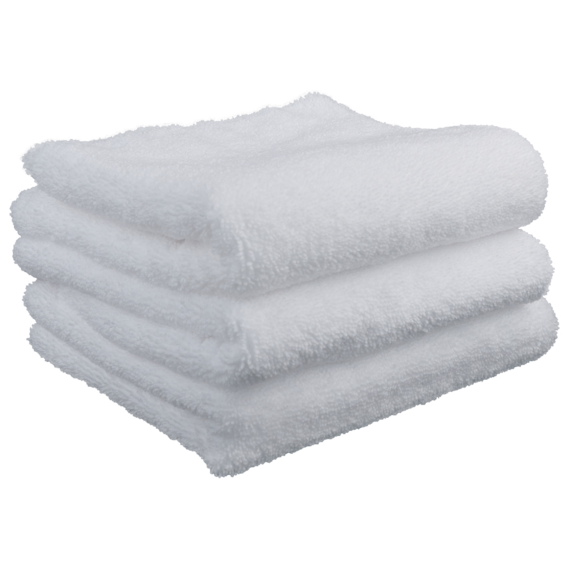 LERATON | MFS WORK SET PURE | Комплект белых микрофибр из 9 штук 40x40 300 гр/м2| 1