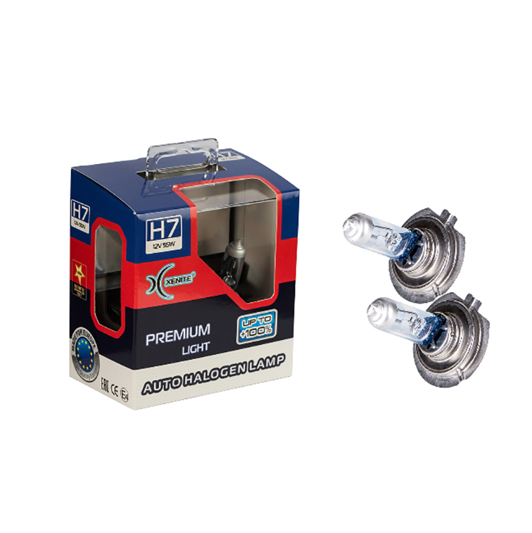 XENITE | H7 PREMIUM +100% | 12V 55W | упаковка 2шт. превью 1