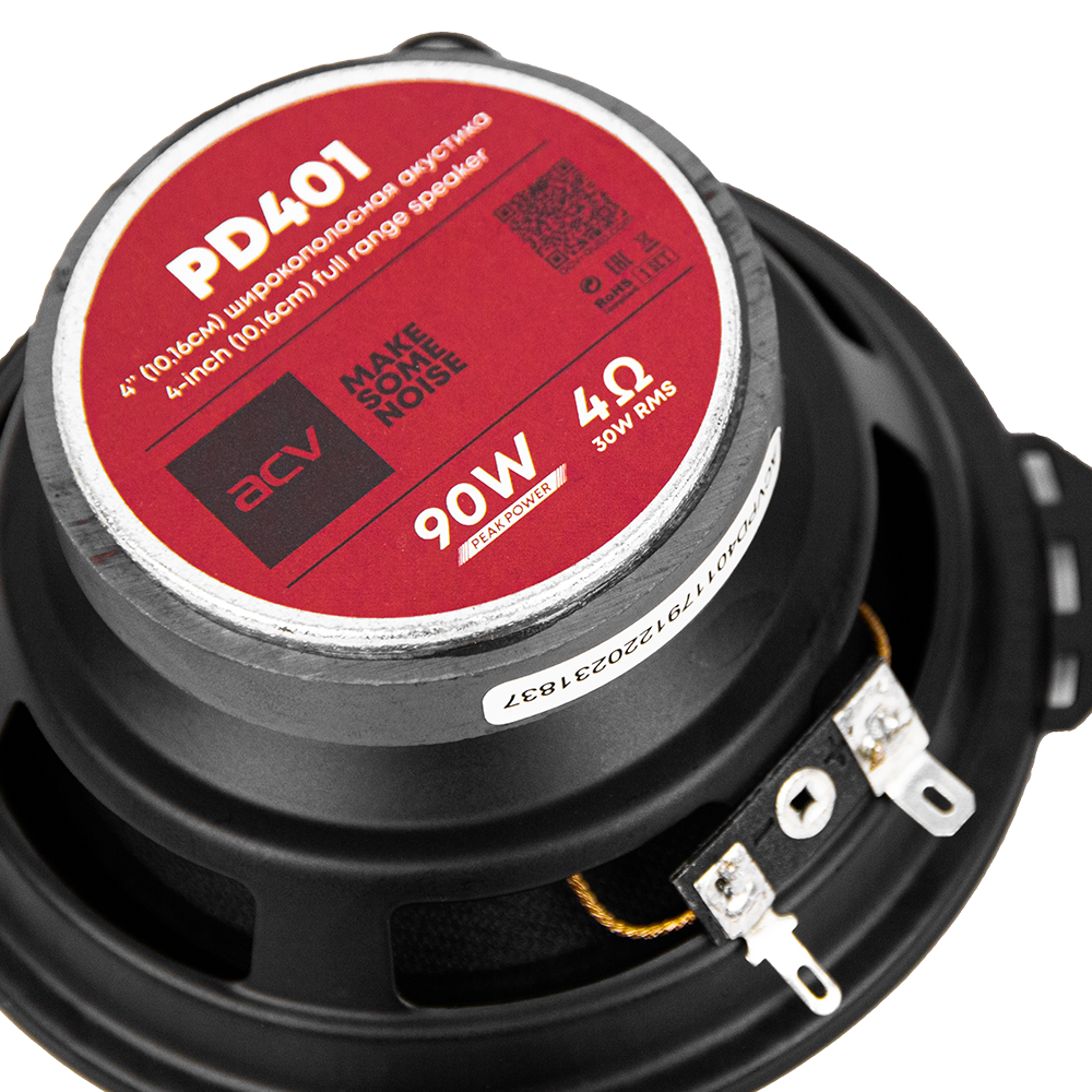 ACV | PD-401BEATS | 10см широкопполосная/30Вт/бумага | 5