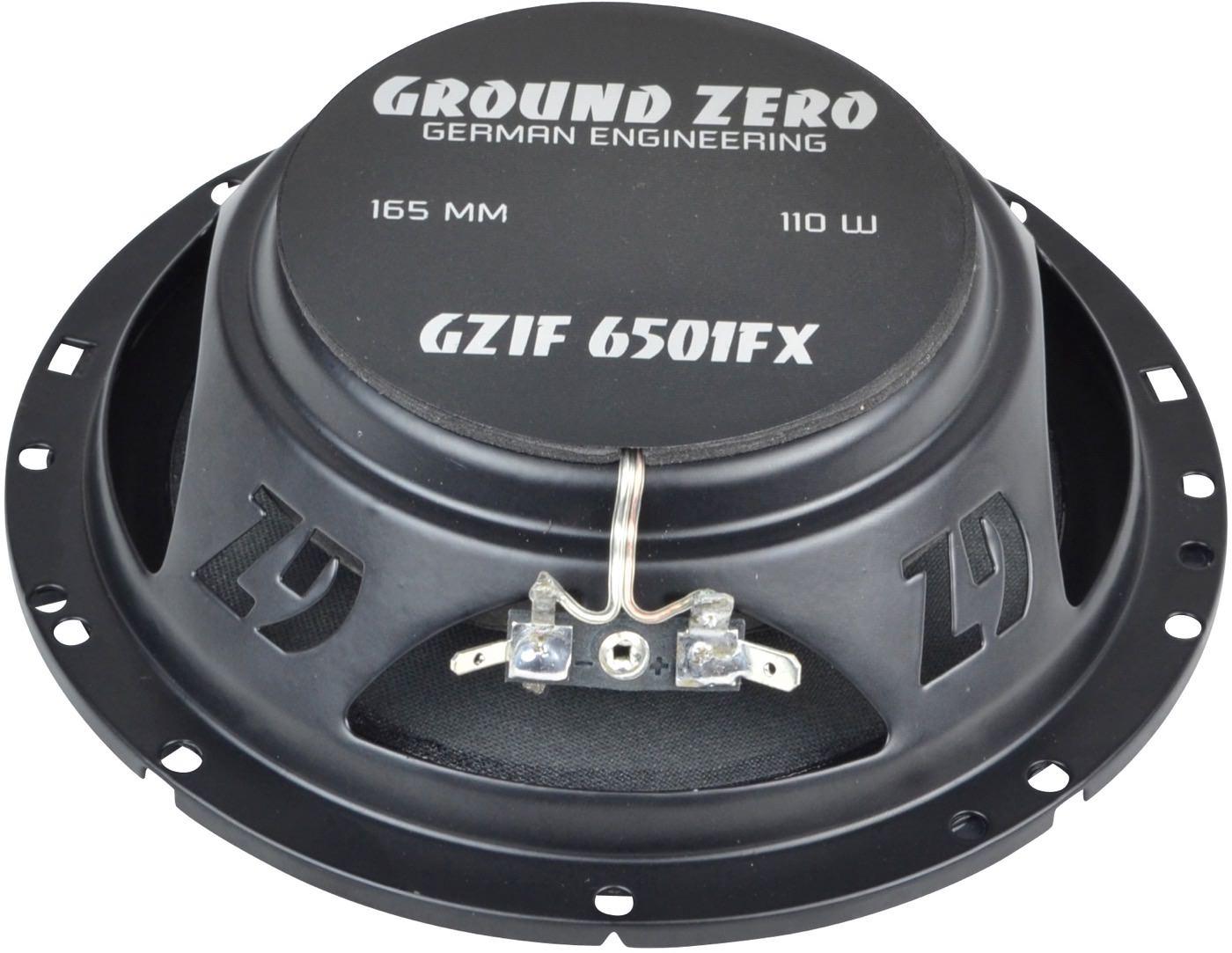GROUND ZERO | GZIF 6501 FX | 2-х пол коакс 6,5"(16см), 70/110 Вт, 60Гц-20кГц, 4Ом, 91 дБ. | превью 2