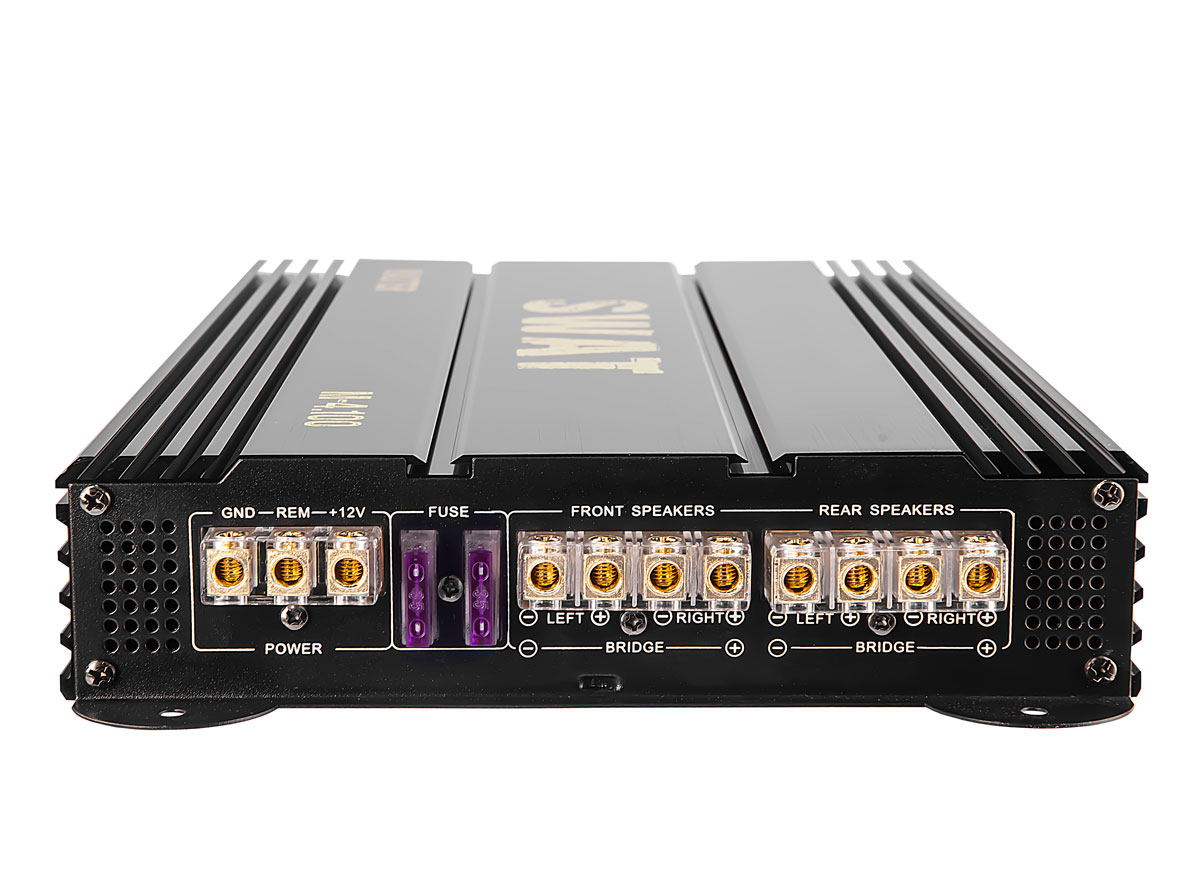 Swat | M-4.100 | 4х100 Вт (4Ом) , 4х135 Вт ( 2 Ом), 2х260 (4 ом), class АВ | превью 2