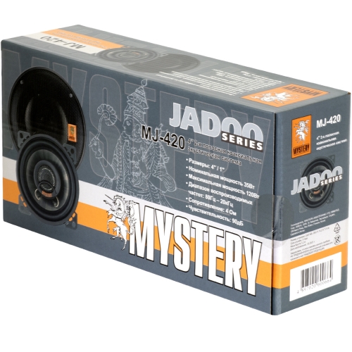 Mystery | MJ 420 | 10см. коакс. 2-х полосн. 120/35 - max/nom | 5