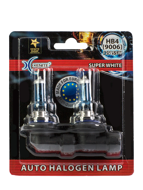 XENITE | HB4 9006 Super WHITE | 12V 55W + 30% | упаковка 2шт. 4