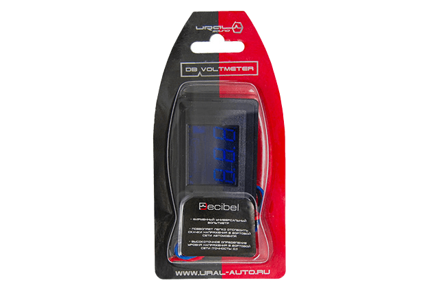 Ural | DB White | Вольтметр с белым LED дисплеем, 3 сегмента. | превью 2