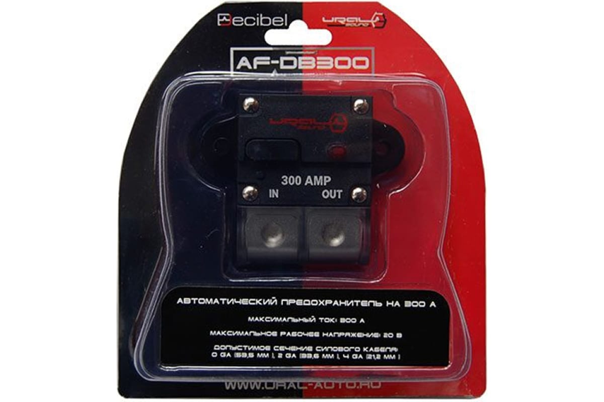 URAL | AF-DB300 | Автоматический прерыватель цепи , 300A, вход-выход 0/2/4Ga | превью 3