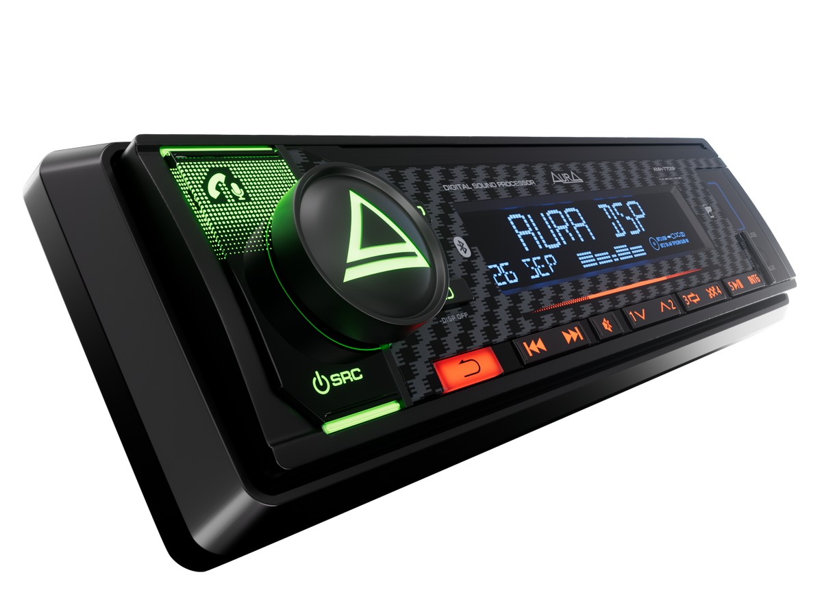 AurA AMH-77DSP (2023) 4х51w, ПРОЦЕССОР, FLAC, USB BT, 3 RCA, APP, 3-ZONE RGB, D-SWC, ДУ