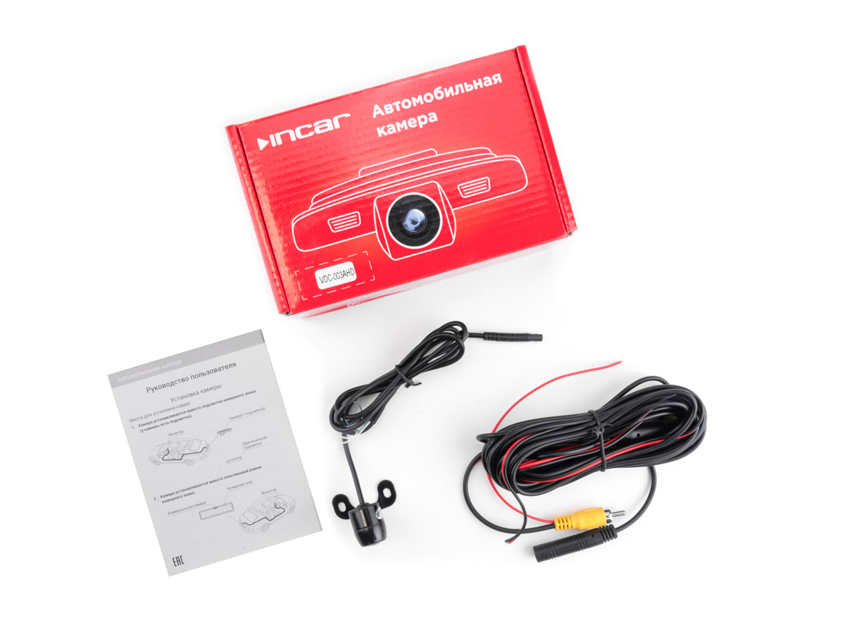 Incar | Camera VDC-003AHD | видеокамера 1,.0-0,5 люкс, 170 гр, парковочные линии | превью 3