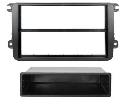 Incar | RVW-N01 | Рамка 1/2 DIN (карман) для Skoda Fabia NEW,  WV Golf 5, Passat B6, Jetta | превью 1
