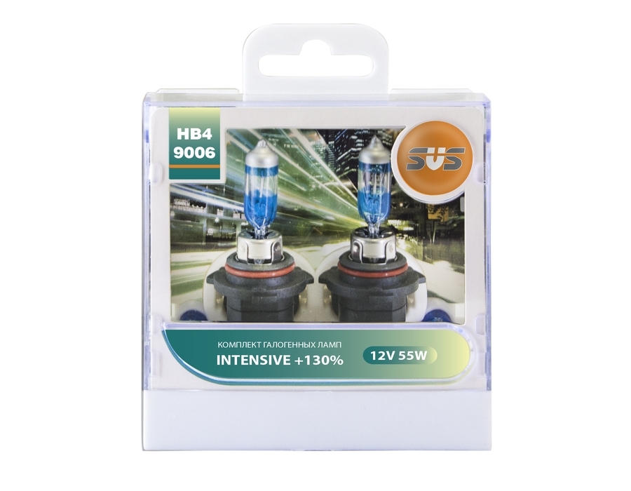 SVS |  HB4/9006 - INTENSIVE +130%  - 0200026000 | Лампа HB4/9006 12V 55W + W5W | Коиплект | превью 1