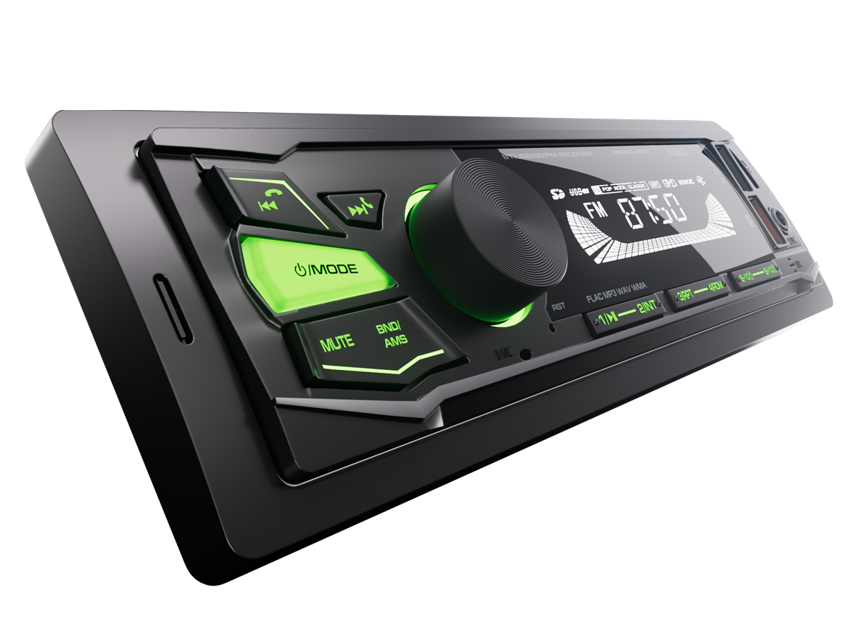 AurA | FIREBALL-201BT | 4х51w, FLAC, 2xUSB/BT, APP, 2 пары RCA, зеленые кнопки | 1