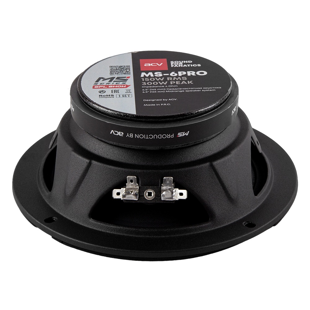 ACV | MS-6PRO | SPL-Show акустика/СЧ/6.5"/RMS=150Вт/4Ом | 6