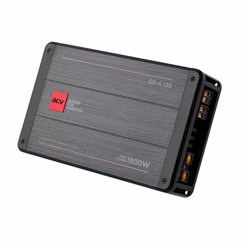 ACV | DX-4.130 V4 | 4x130вт | 4-3-2 канал/4-2 Om/High-pass/Low-pass/Dclass I 5