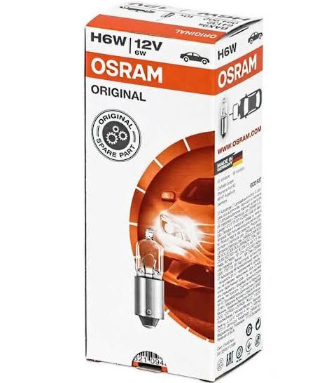 OSRAM | H6W 64132 Halogen   | Лампа H6W 12V 6W  1шт..| превью 1