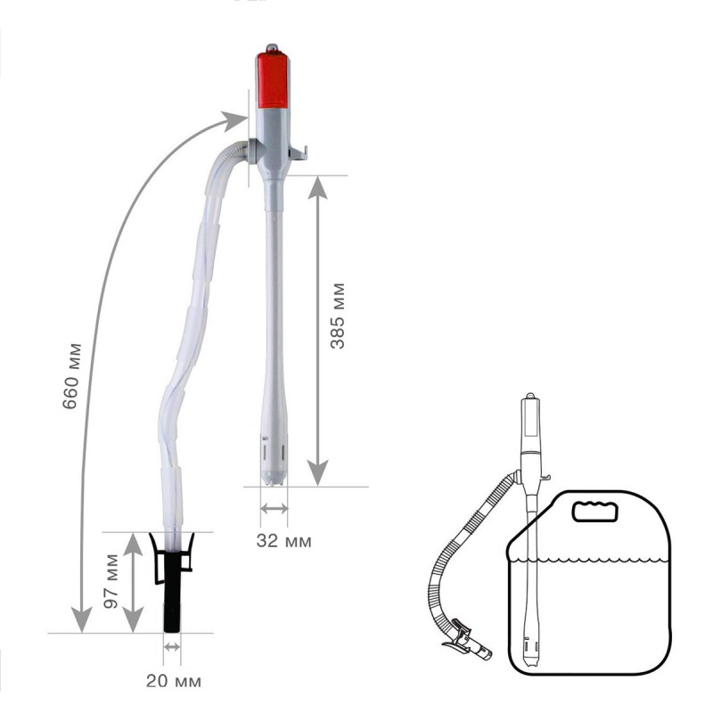 BERKUT | SP410EP| Насос электрический для перекачки жидкостей и ГСМ | превью 3