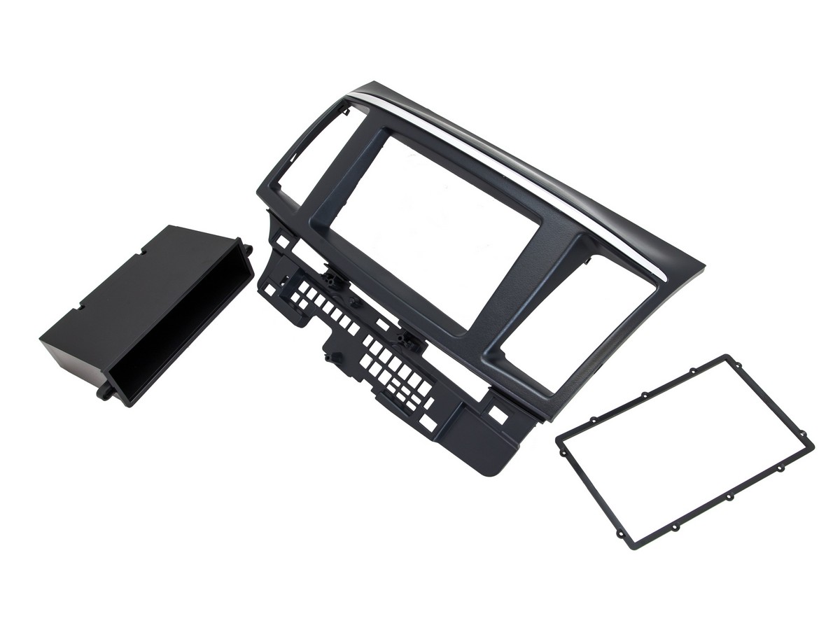 AurA | AFA-MT02 | 1/2 DIN (с карманом), Mitsubishi Lancer X (2007+), КРЕПЕЖ (RMS-N07) | превью 1