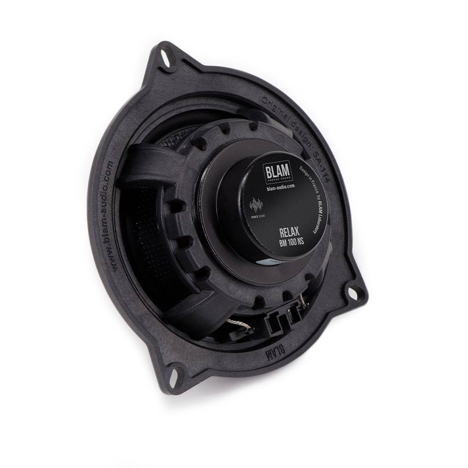 BLAM | BM100NS | 2-х полос.комп. акус. для а/м BMW ,4" (10см), 50/100Вт, 80Гц-30кГц, 2Ом, 90,3 дБ | 3