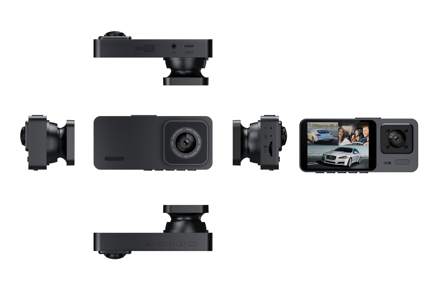 KazEr | EXTRA Dual | 3-х канальный, 4.5" диспл. FHD, 150 гр., G-sensor | 3