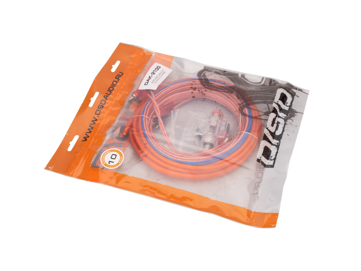 D/S/D | DAK-210G | 2 канала, 10Ga (6мм²), колба AGU 40A, RCA, клеммы | превью 2