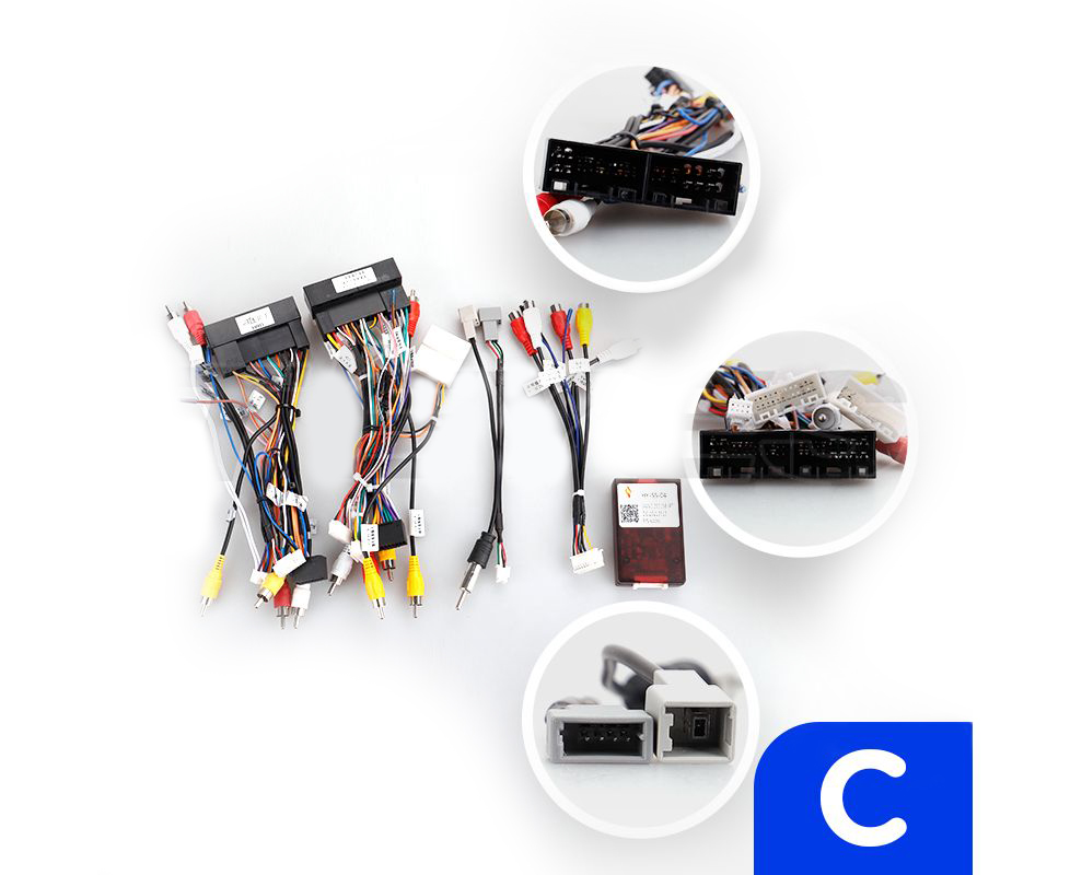 TEYES | Hyundai Santa Fe 3 2013-2016 С  | Рамка  9" + КОМПЛЕКТ ПРОВОДОВ | превью 2