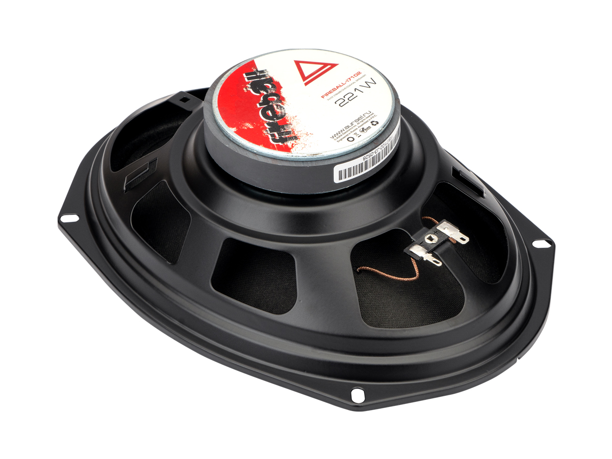 AurA | FIREBALL-i7102 | 7х10" (18х26cm), 2-пол., коакс.,101/221w, 40Hz - 20kHz, 91db, 77мм, сетки | 6