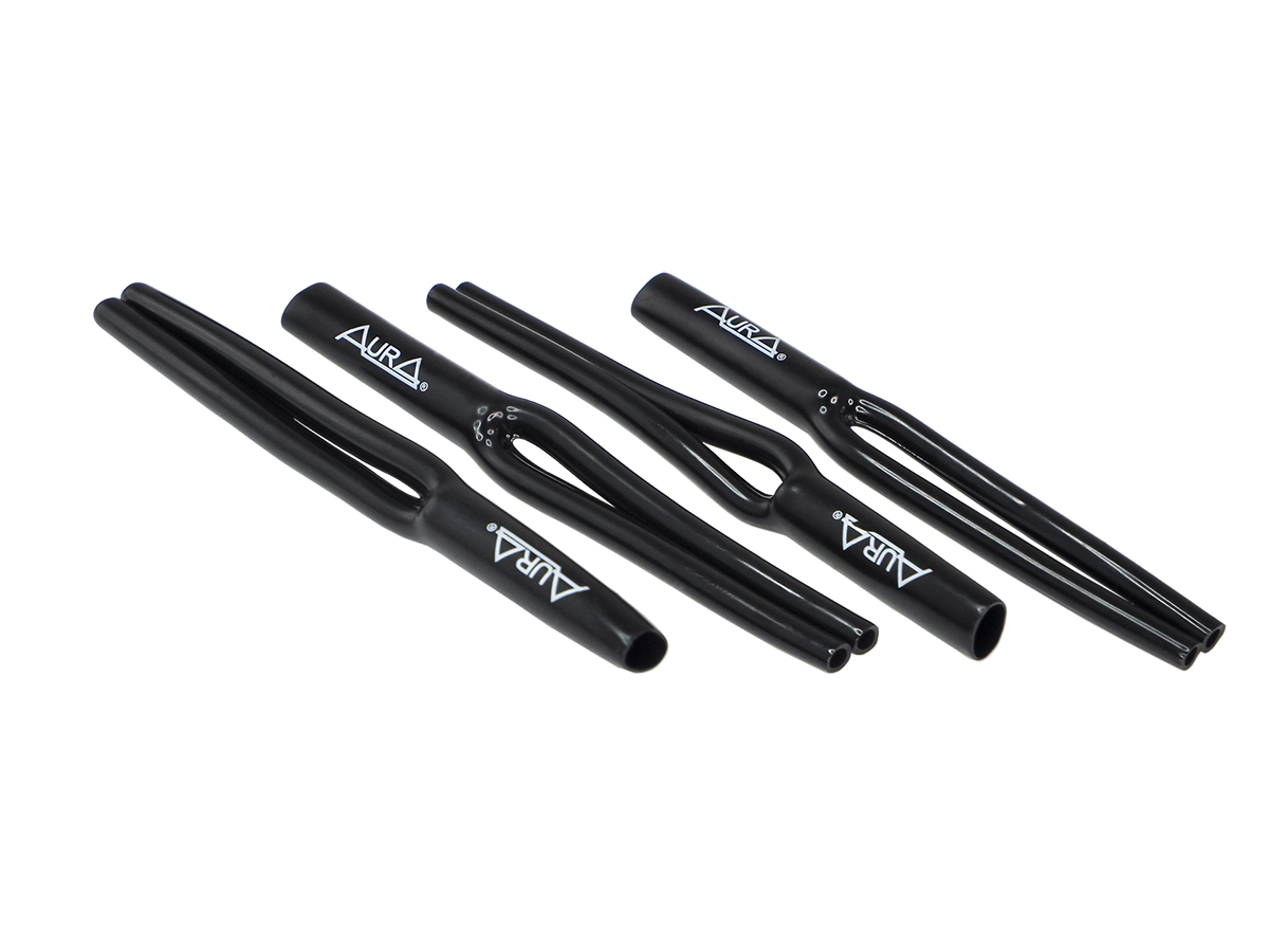 AurA | RCA-Y07B | Y-кембрики (штаны) для RCA-кабеля, 7мм, черные, 4 ШТ. | превью 1