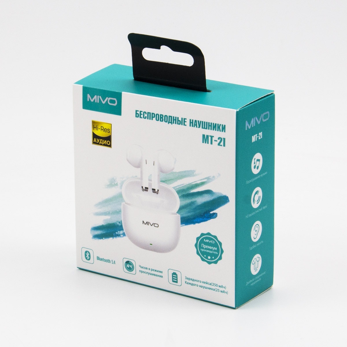Mivo | MT-21 черный  | Беспроводные наушники | превью 3