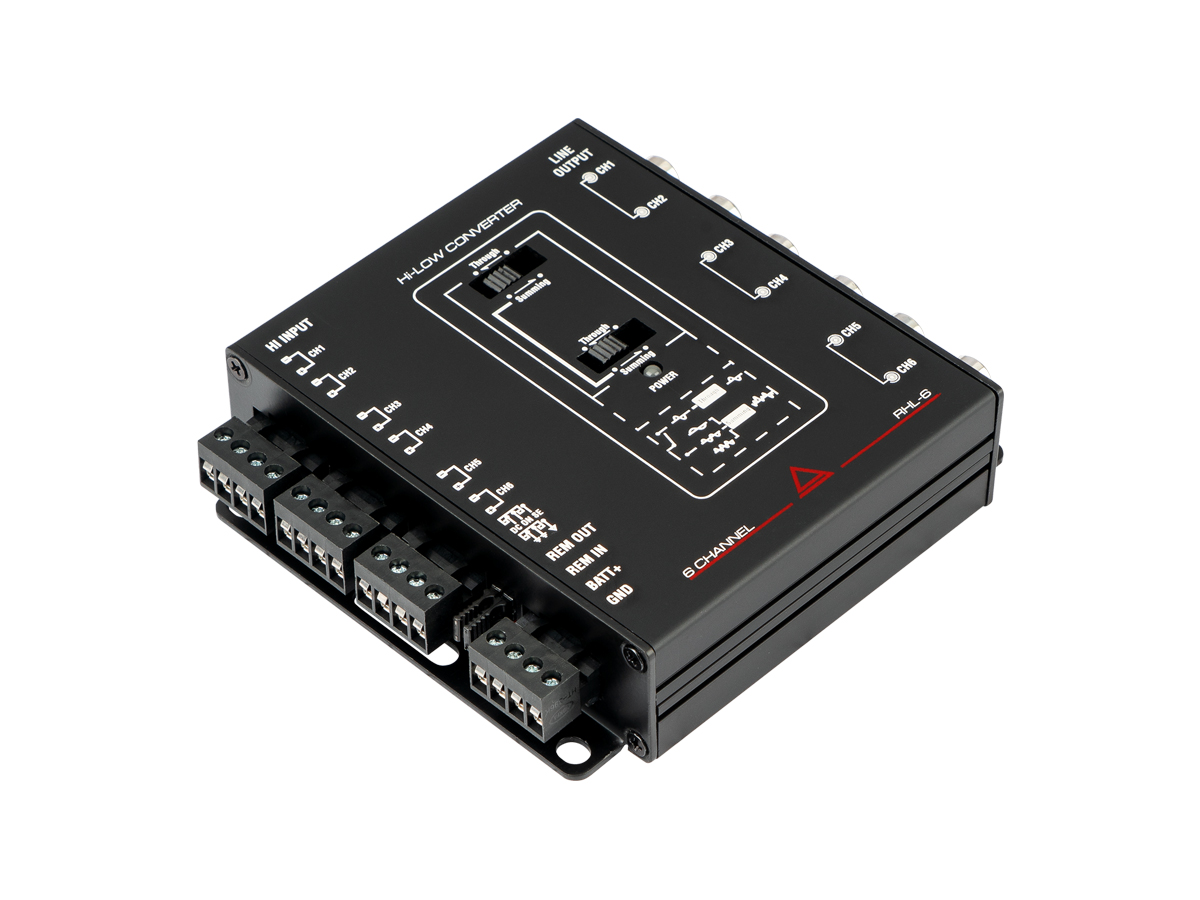 AurA | RHL-6 | Конвертор уровня, 6 каналов, силовой вход - RCA выход, сумматор | превью 3