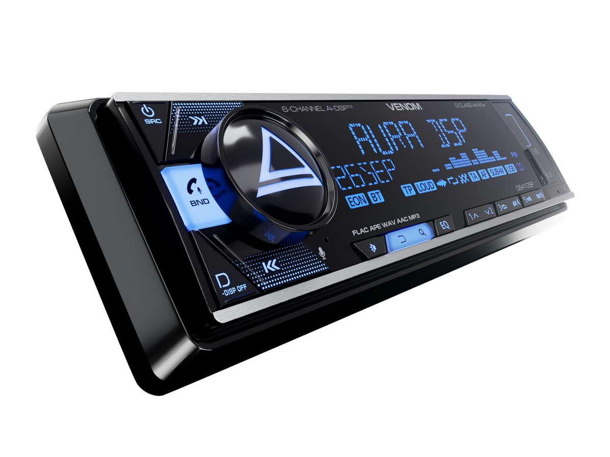AurA | VENOM-D641DSP | D-CLASS 4х141w, Ai-DSP (6 RCA, 4V), FLAC, BT 5.3, 3-ZONE RGB, D-SWC, ДУ | превью 1