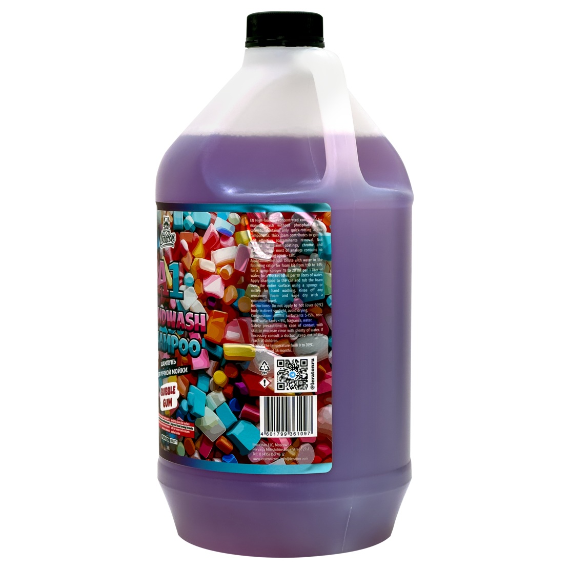 LERATON | A1 | Шампунь для ручной мойки LERATON A1 3,8л | 2