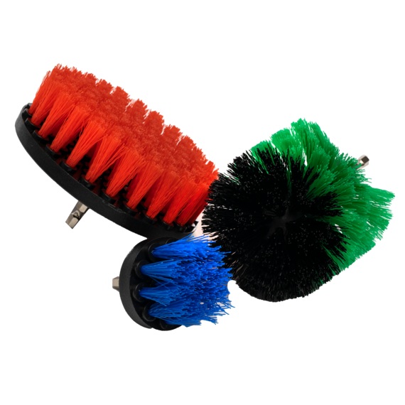 LERATON | DBS | Комплект из 3х щеток для чистки с креплением для дрели LERATON | 2