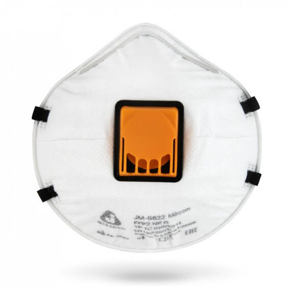 JETAPRO | JM-8622 | Одноразовый респиратор с клапаном Mircon, FFP2 NR D, чашеобразн.| превью 2
