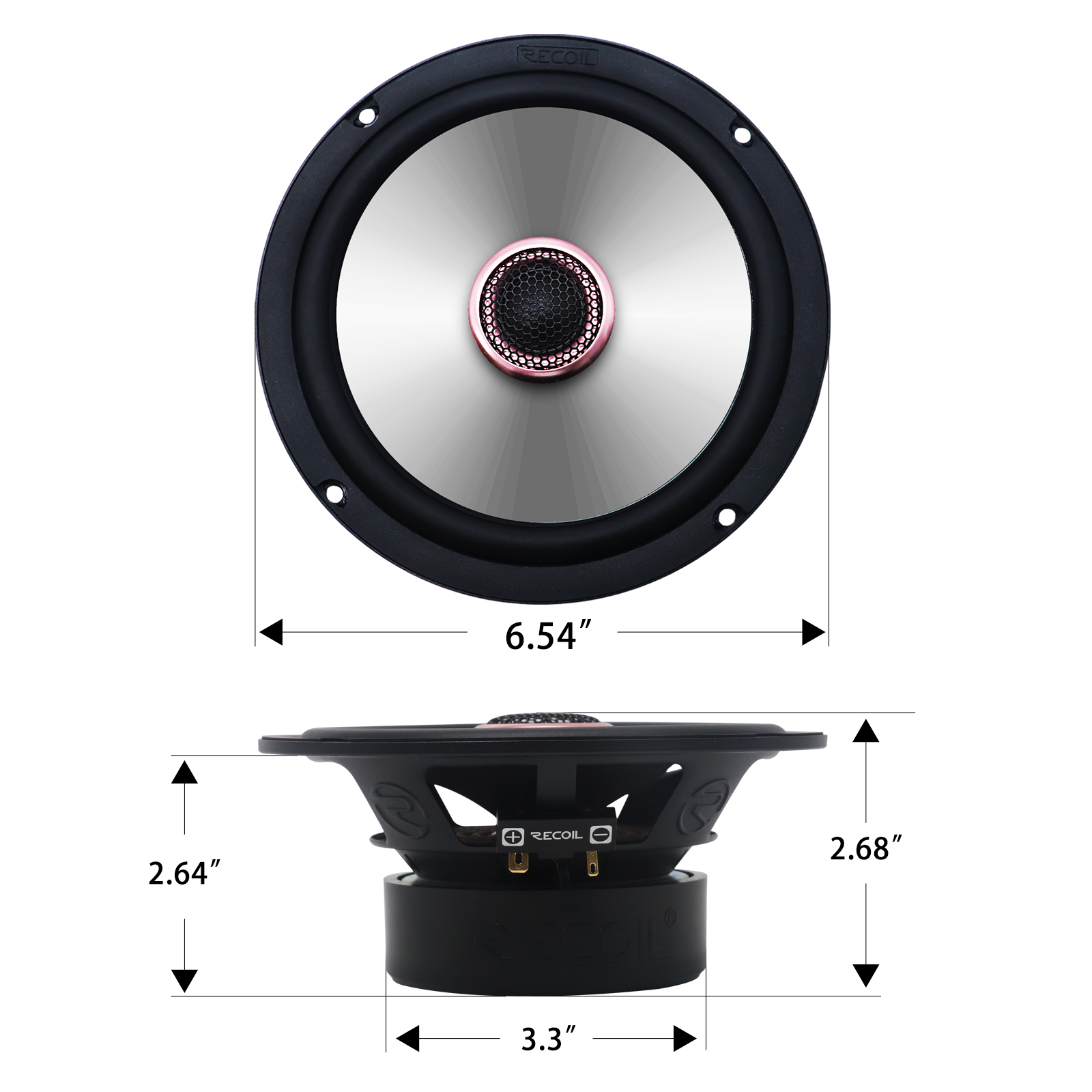 Recoil | RAX65 | коак. акустика, 6.5”(165 mm), Ом, Гц, RMS/Peak - | 5