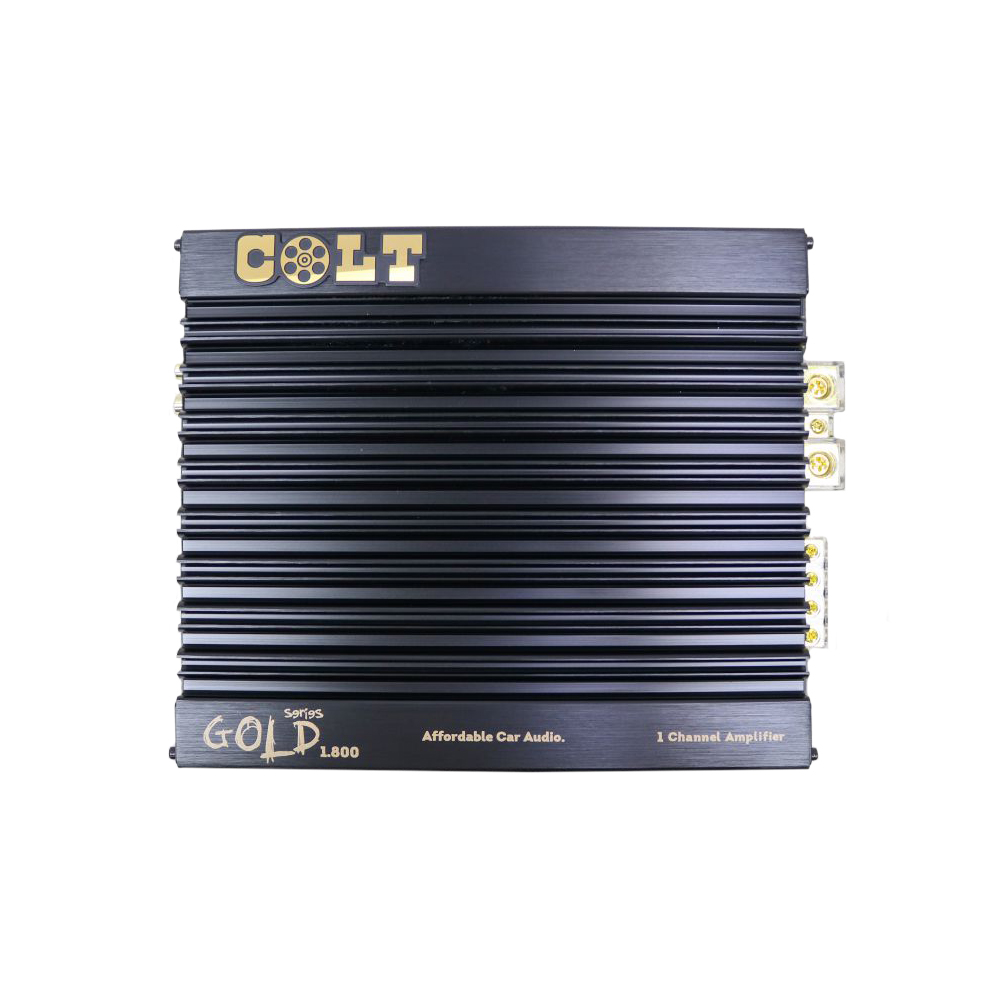 Усилитель COLT GOLD 1.800 Класс D, RMS 4 Ом 330 Вт. RMS 2 Ом 530 Вт. RMS 1 Oм 800 Вт