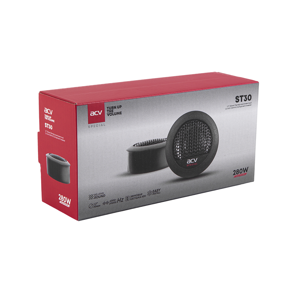 ACV | ST30 SPECIAL | Твиттер D=30см/45Вт/кроссовер на проводе 2шт. | 8