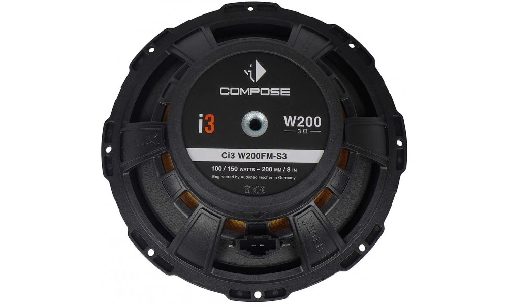 Helix | Ci3 K200.2FM-S3 | 2-х компонентная, нч 8"20мм,100/150Watts, 3Om | 6