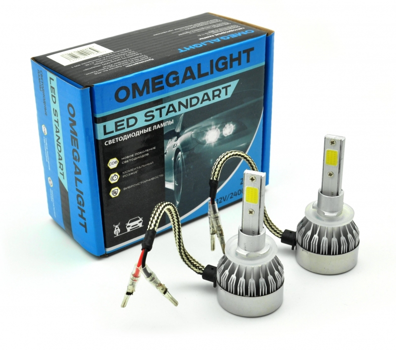 Omegalight | LED STANDART H27 | Лампа LED H27 2400 Lm (2 шт.) 12 в| превью 1