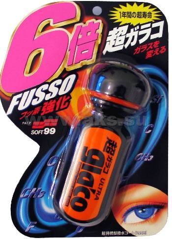 Soft99 | Ultra Glaco (70 мл.)| водоотталкивающая полироль для стекла 70 мл. | 2