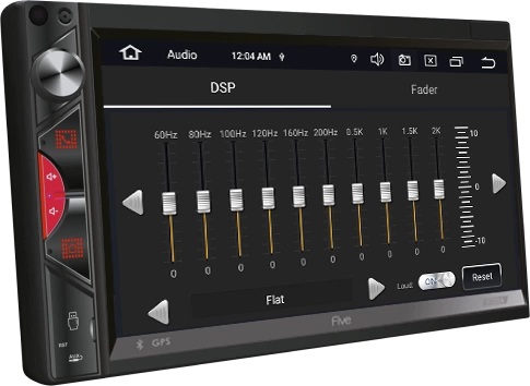 FIVE| F720A | 2din EURO//6.9"/Android9/1024*600/2+32Гб/FM/AM/USB/BT/GPS/WiFi/ | превью 2