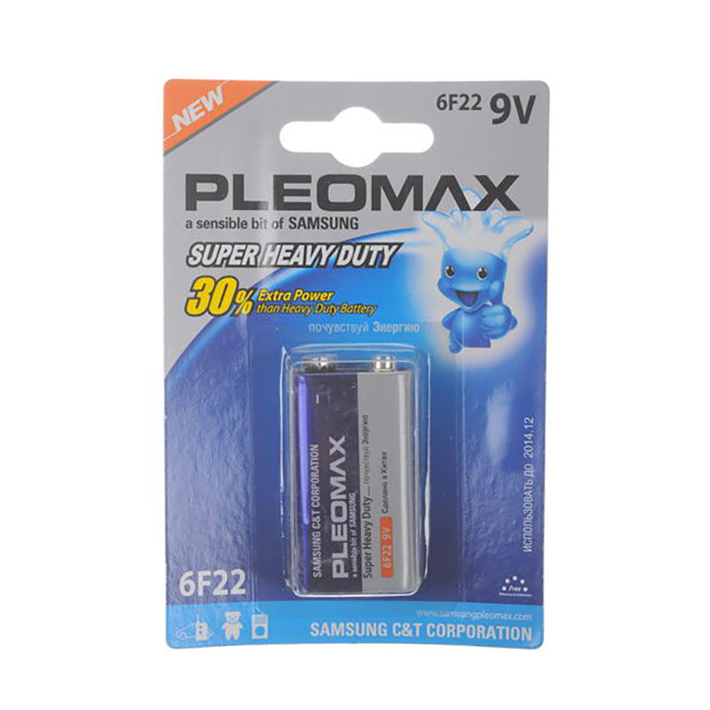 SAMSUNG  | 6F22  (Крона)  | Батарейка SAMSUNG 6F22  (Крона) -1шт. | превью 2