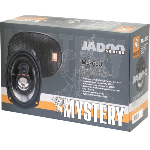 Mystery | MJ 693 | 6"x9" коакс. 3-х полосн. 280/80 - max/nom | 5