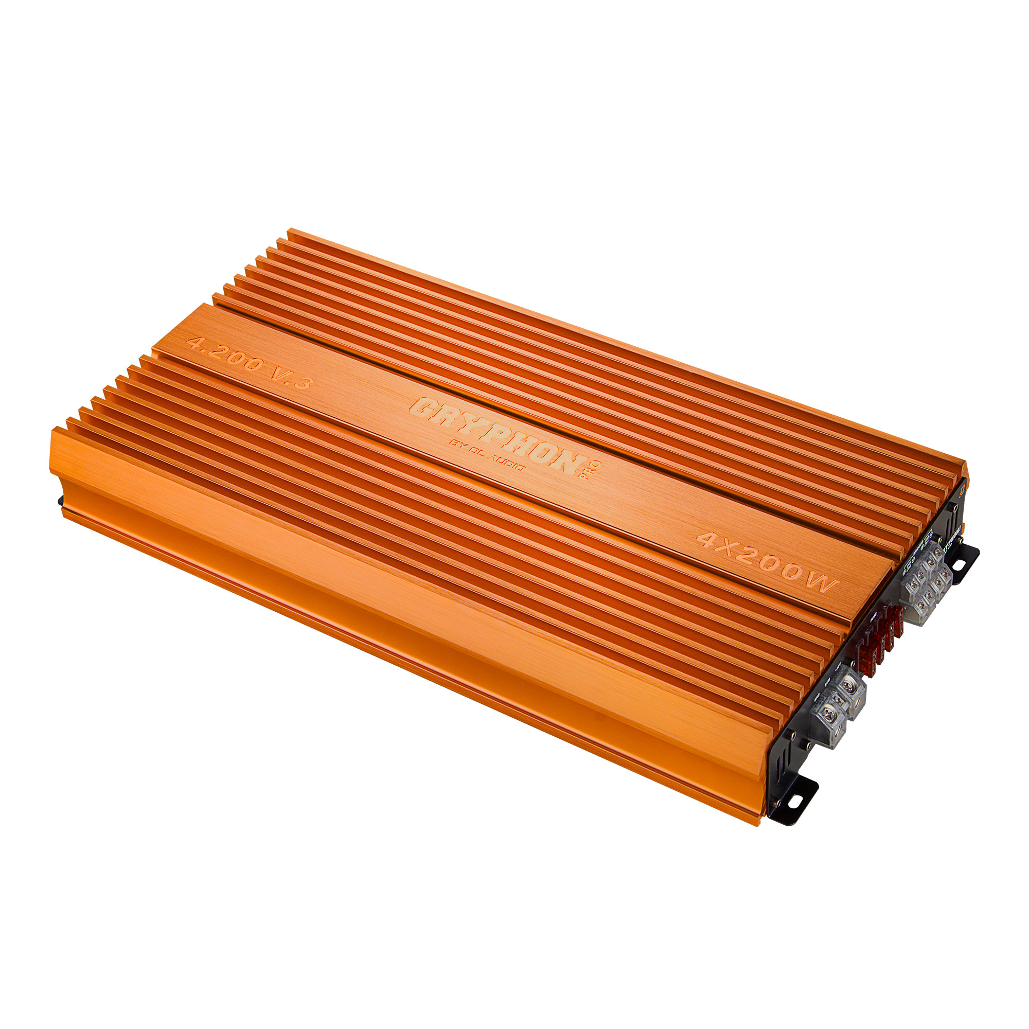 DL Audio | Gryphon Pro 4.200 V3 | Класс AB 4x200 Вт(4 Ом), 4x250 Вт(2 Ом), 450Вт Мост | 1