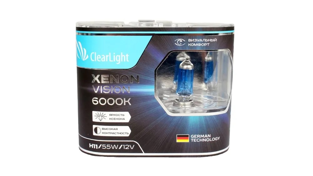 ClearLight | XenonVision H11 | 12V-55W Блистер 2 штуки | превью 1