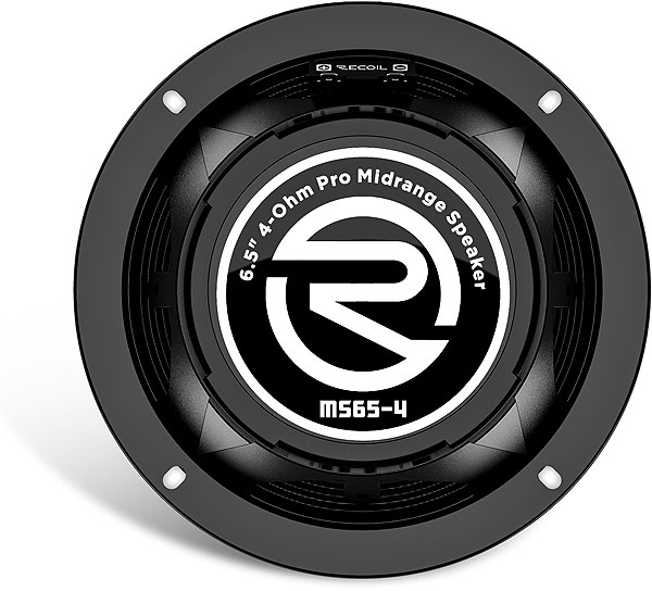 Recoil | MS65-4P | эстрад.акустика, 6.5"(165ММ), 3Ом, 107-12000Hz, RMS/Peak - 150W/300W | 4