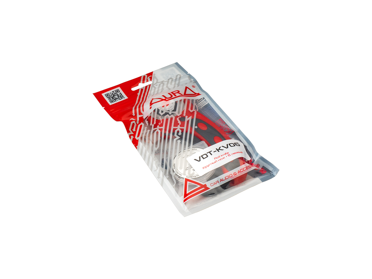 AurA | VDT-KV05 | Нож круглый для шумоизоляции, с пластиковой ручкой, с доп. лезвиями (5 ШТ.) | превью 2