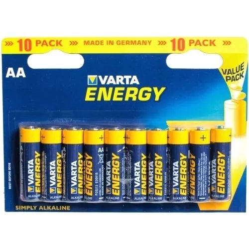 Varta | АА LR6-10BL | Батарейка VARTA LR6 AA ENERGY 10 шт. ЦЕНА за 10шт. | 1
