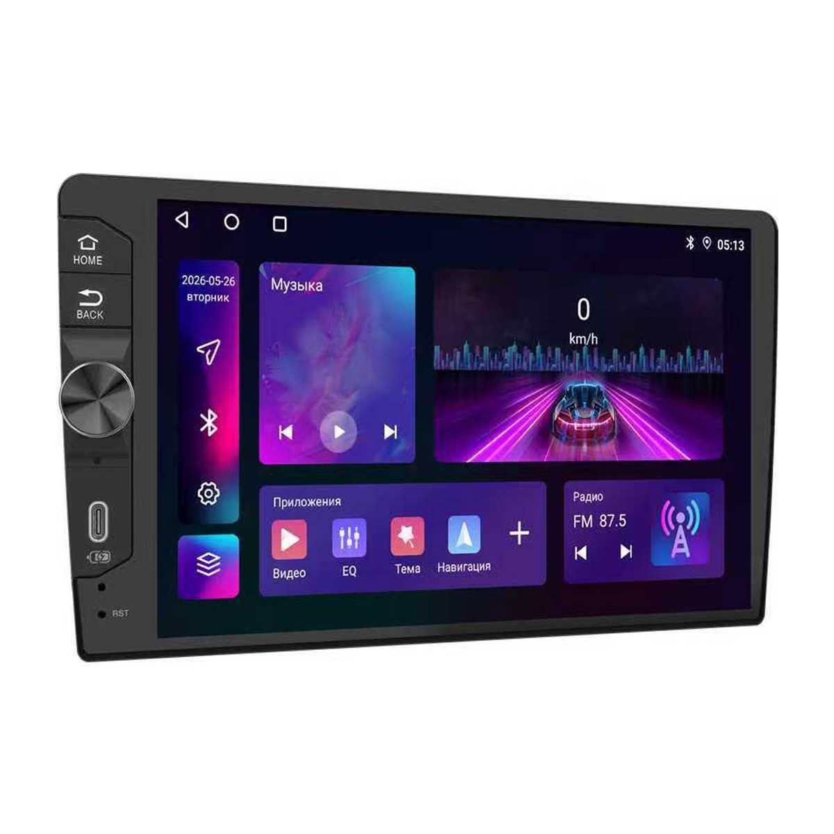Eplutus| CA909 | 9", ANDROID 15, 4-64ГБ 2xUSB. BT, Wi-Fi, GPS, AUX LTE | 2