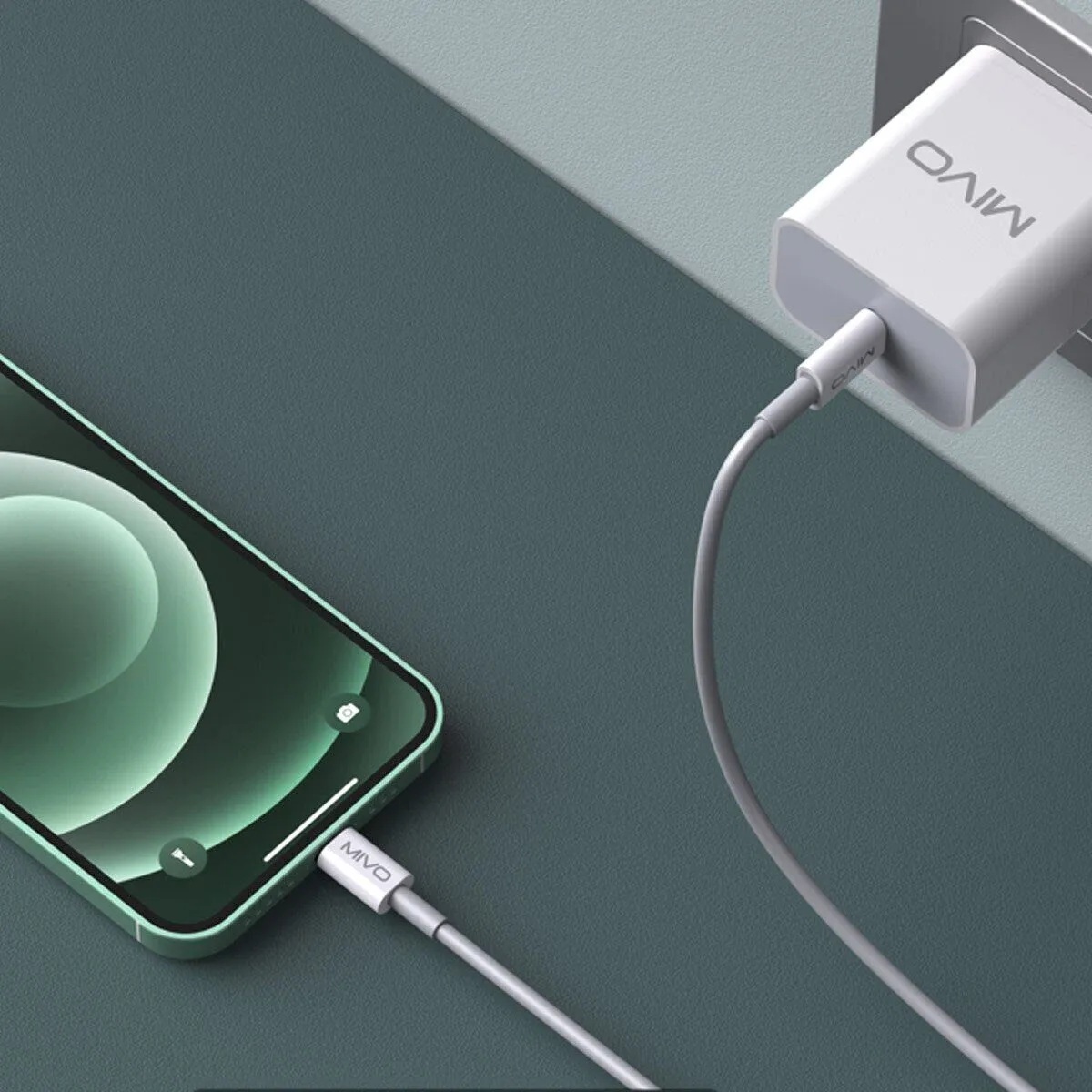 Mivo | MX-27L | Кабель Lighting Mivo - USB 2.4 А  1 м  | превью 2