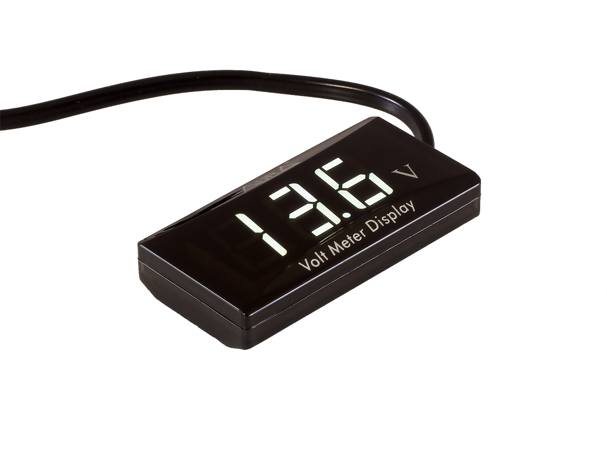 AurA | ZWE-V26W | Вольтметр цифровой, 9-18V, 3 сегмента, белый | превью 1