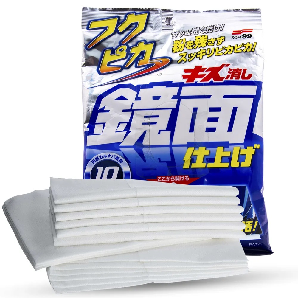 Soft99 | Fukupika Mirror Finish | Салфетки для кузова для маскировки царапин  , 10 шт| превью 2