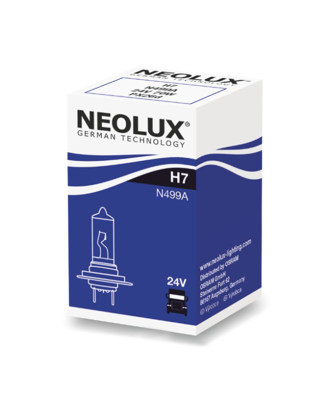 NEOLUX H7 | N499A  H7 | Лампа H7  70W  24V 1шт. | превью 1